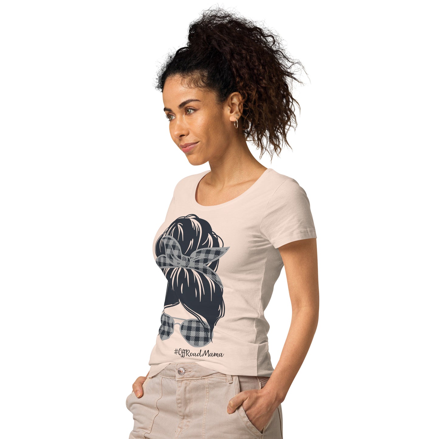 Women’s Off-Road Mama basic organic t-shirt