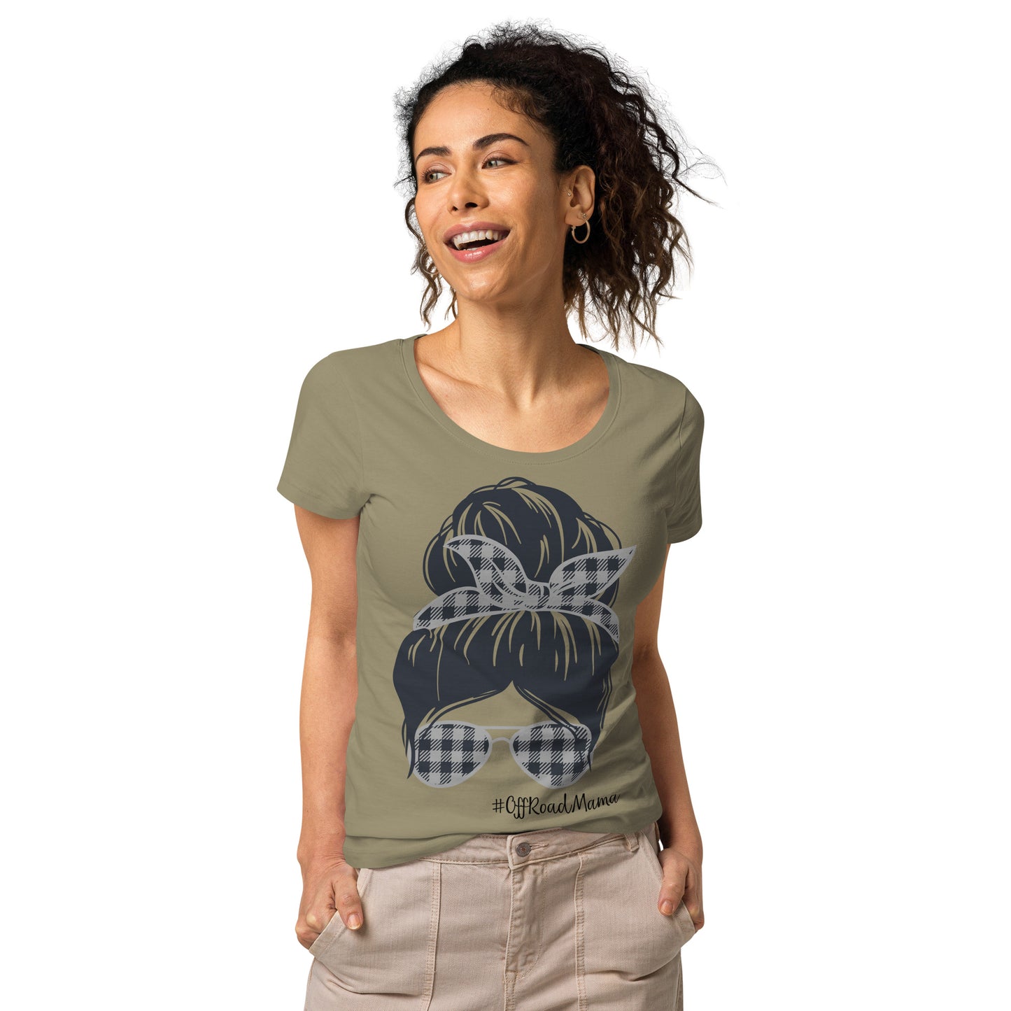 Women’s Off-Road Mama basic organic t-shirt