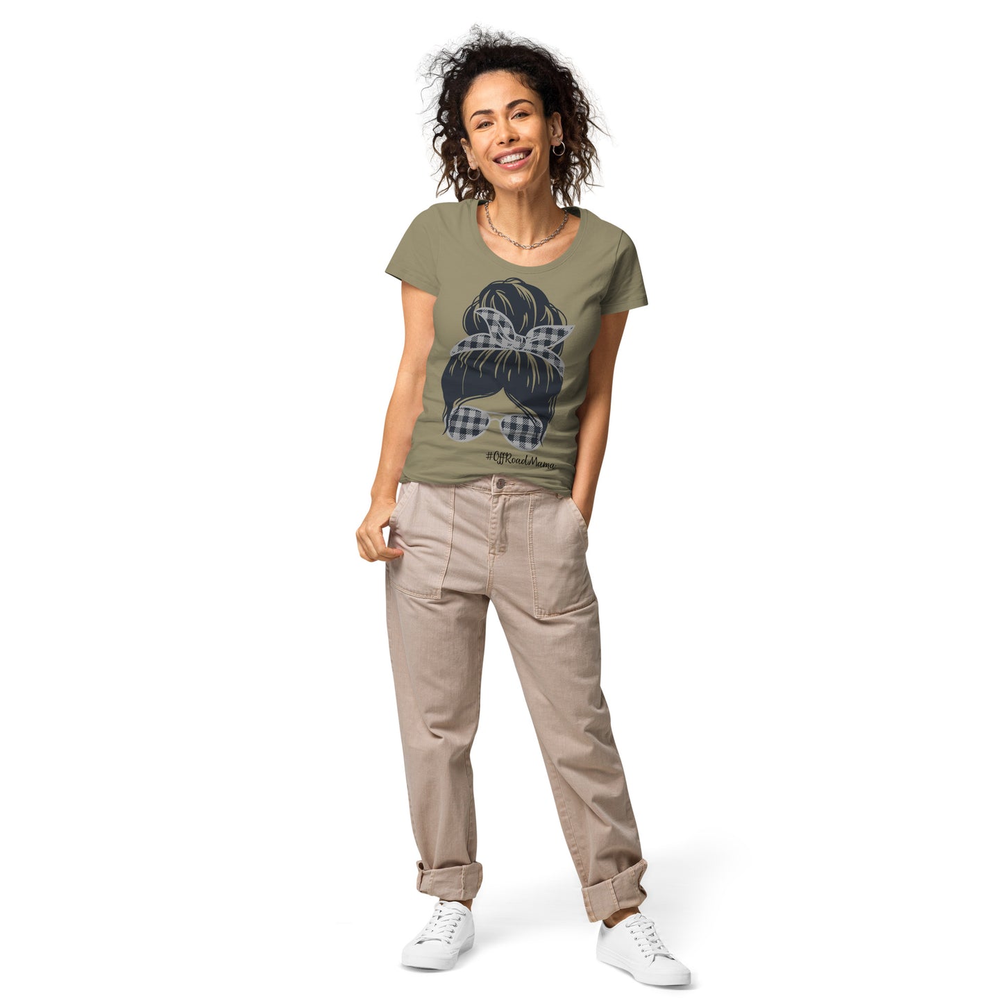 Women’s Off-Road Mama basic organic t-shirt