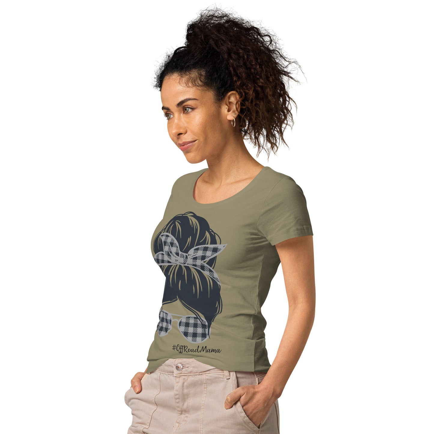 Women’s Off-Road Mama basic organic t-shirt