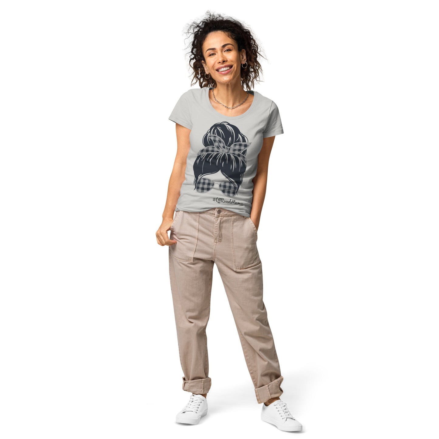 Women’s Off-Road Mama basic organic t-shirt