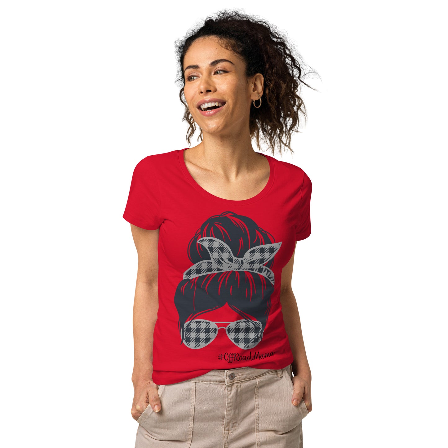 Women’s Off-Road Mama basic organic t-shirt