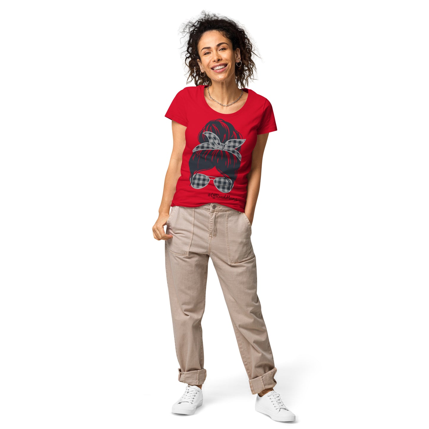 Women’s Off-Road Mama basic organic t-shirt