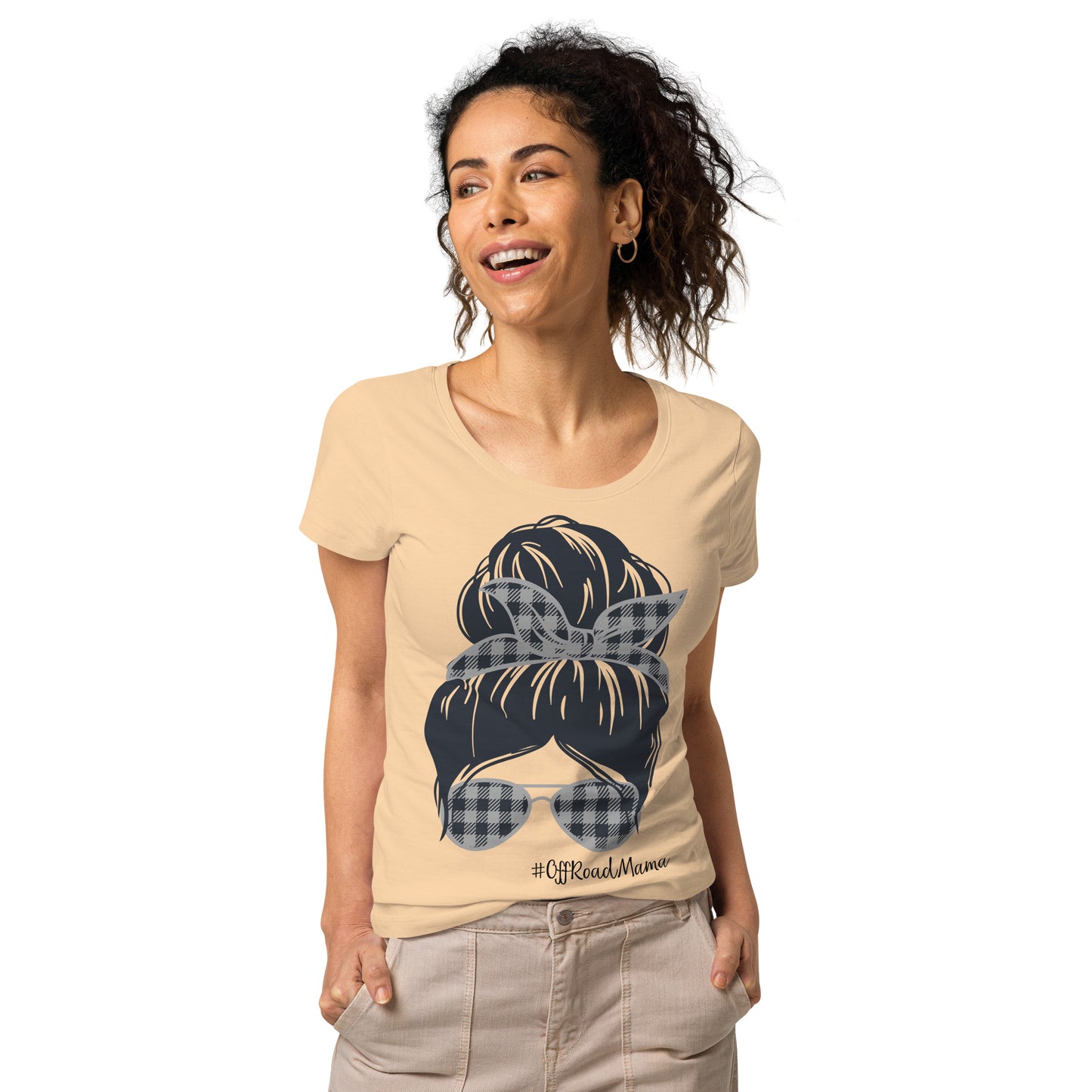 Women’s Off-Road Mama basic organic t-shirt