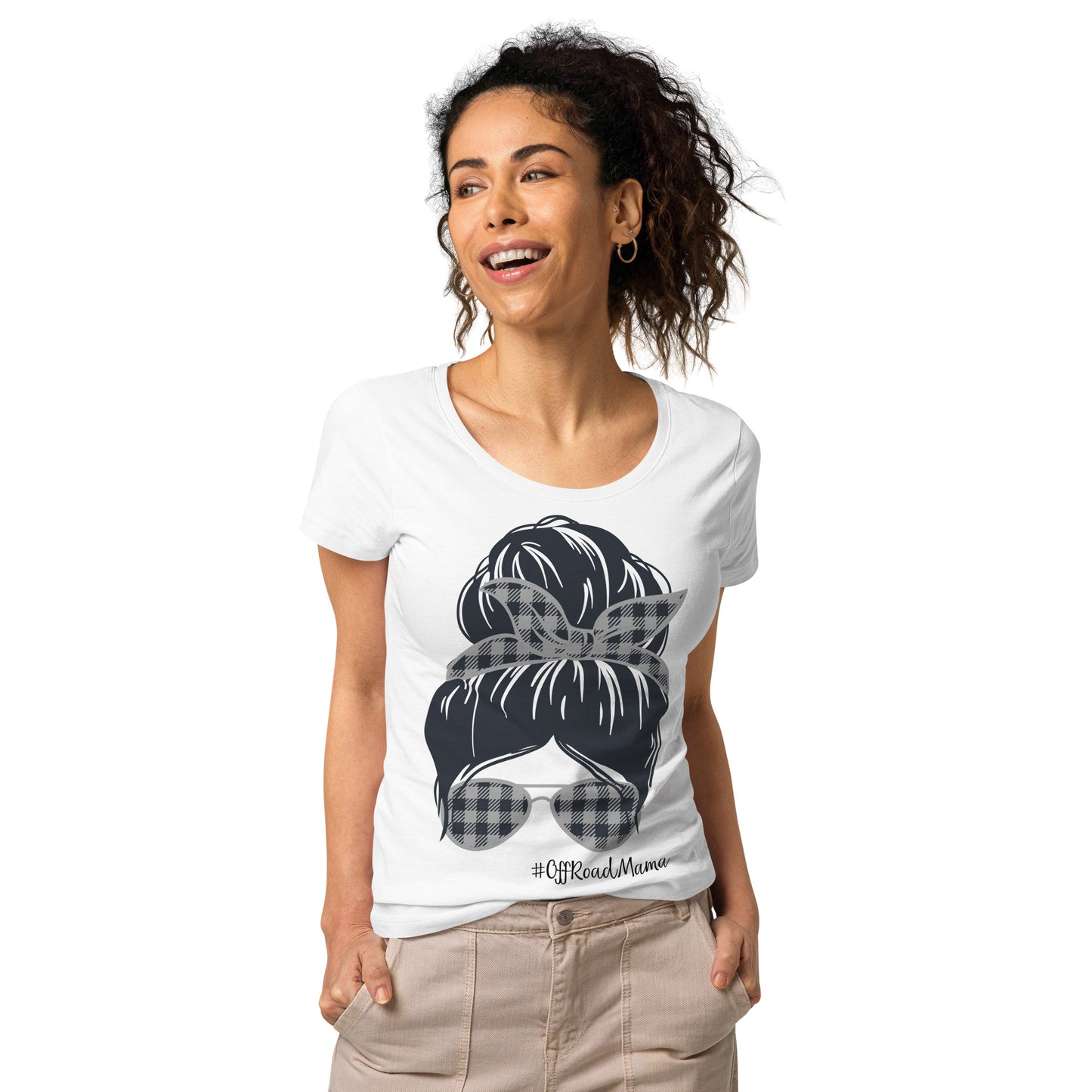 Women’s Off-Road Mama basic organic t-shirt