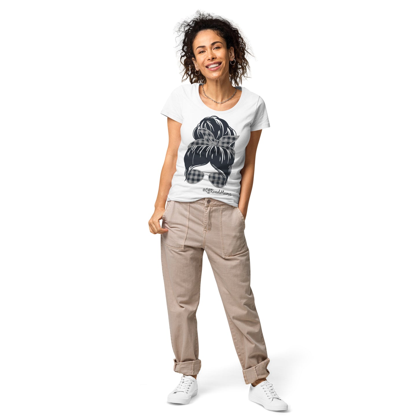 Women’s Off-Road Mama basic organic t-shirt